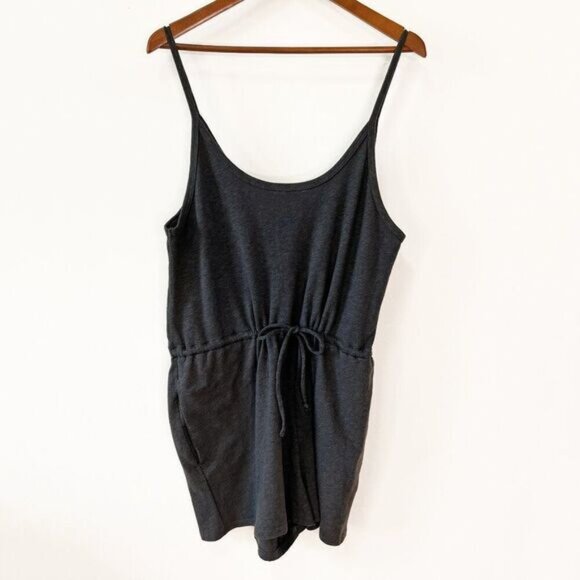 Spiritual Gangster  Moon Gray Spaghetti Strap Romper - Picture 3 of 9